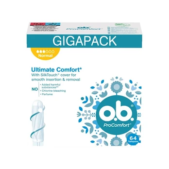 O.B. O. B. ProComfort Normal tamponai 64 vnt.