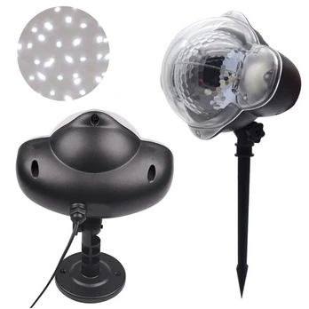 Kalėdinis LED disko rutulio RGB projektorius