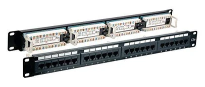 EFB Patch panelė 1U 24x RJ45 Kat. 6 UTP (37585.1)