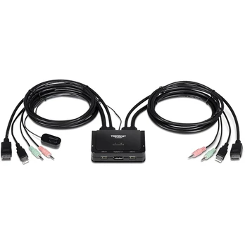 KVM komutatorius Trendnet TK-220DPI, 1.5 m