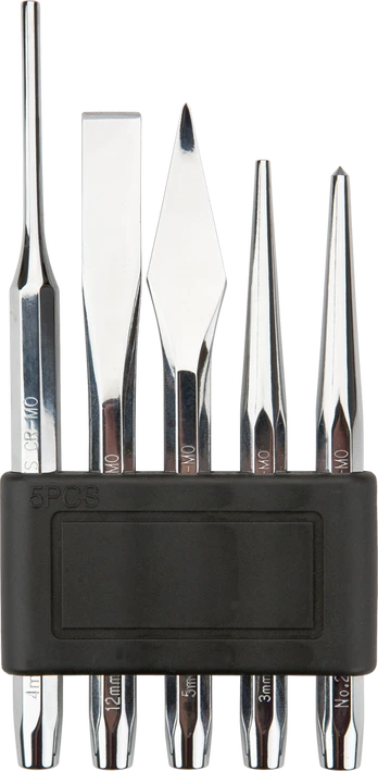 Neo Tools Neo 5 štampų ir kaltų rinkinys - 33-060