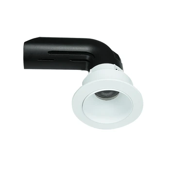 Įleidžiamas LED taškinis šviestuvas, 5W, 3000K Šilta balta, Matinis baltas