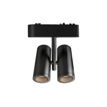 MasterLED bėginis šviestuvas Luxo Ringo Duo 0406, juodas
