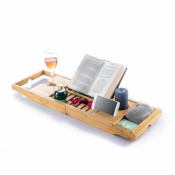 Išsiplėtimo vonios padėklas iš bambuko Trayth InnovaGoods