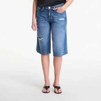 GUESS Baggy Bermuda Deep Dive Destroy - Dydis W29 (W6GD91D0695-D3DD Šortai)