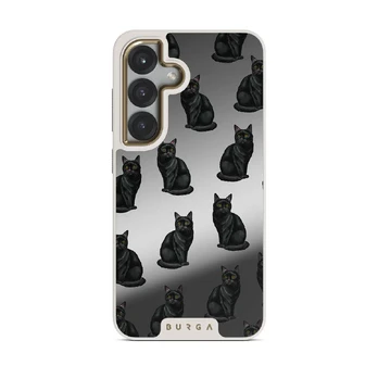 Salem - Samsung Galaxy S25 Case, Elite Mirror Light (Magnetic) / Gold