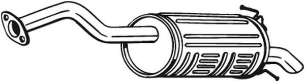 Galinis duslintuvas BOSAL 163-055