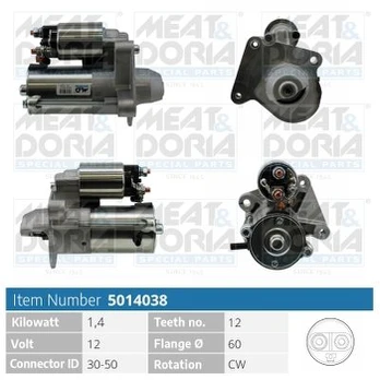 MEAT & DORIA 5014038 Starteris