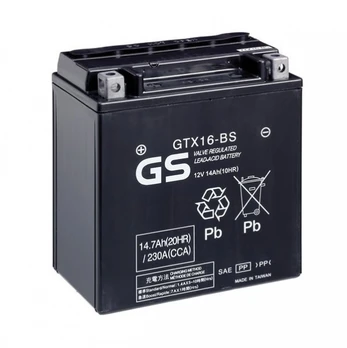 Akumuliatorius BS Battery GTX16-BS 12V 14.7AH 150x87x161
