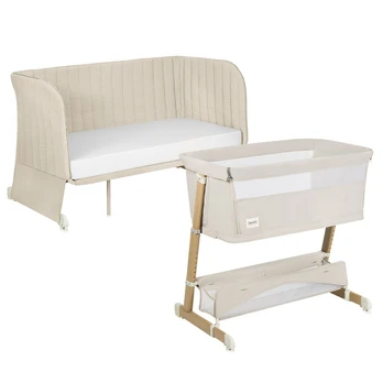 Baby cot 5 w 1 Thomi Plus beige sand