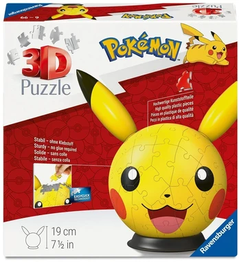 Ravensburger Pokemon Pikachu 3D puzzle ball