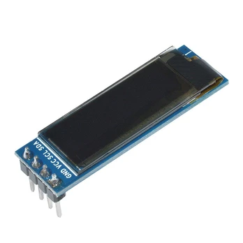 OLED ekranas 0.91' 128x32px 4pin - mėlynas