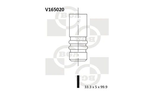 Įvado vožtuvas BGA V165020