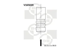 Įvado vožtuvas BGA V165020 kaina