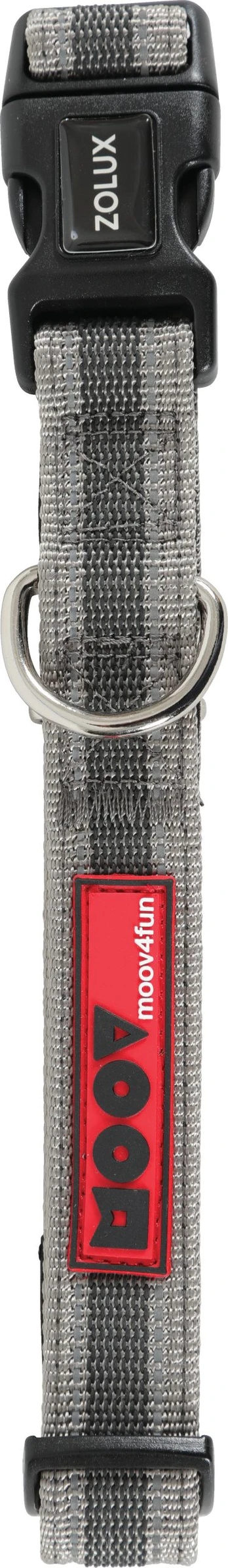 Antkaklis šunims Zolux Moov, pilka sp., 30-37