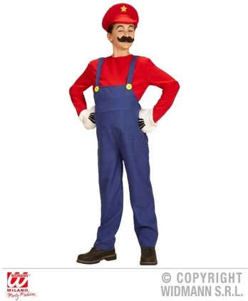 Widmann Super Plumber kostume