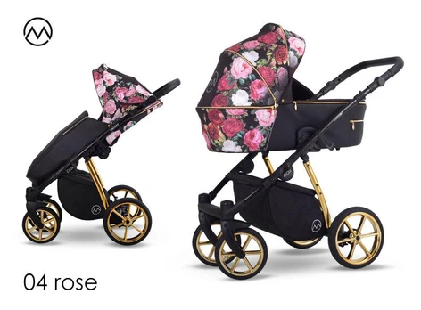 Vaikiškas vežimėlis LONEX PAX FRESH 2in1 04 rose>