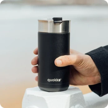 Termosinis puodelis Quokka Boost su infuzoriumi, 400 ml