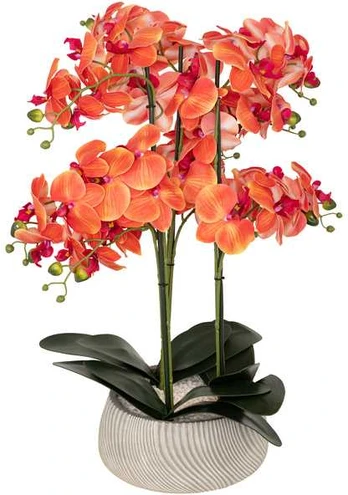 Dirbtinė gėlė vazone, orchidėja SANAE, 65 cm