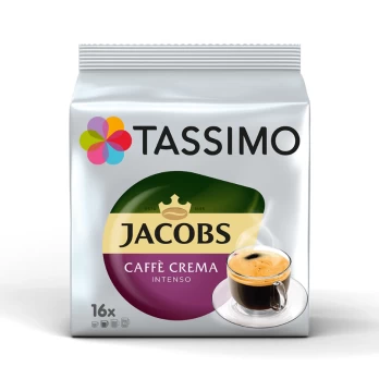 Kavos kapsulės Jacobs Tassimo "Cafe Crema Intenso" 16 kap.
