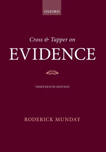 Cross & Tapper on Evidence