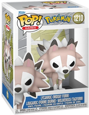 Funko POP figure Pokemon Lycanroc Midday Form