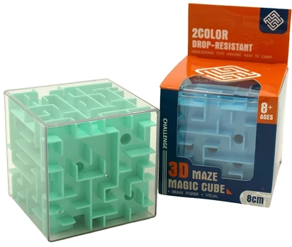 3D labirinto kubas-galvosūkis „Magic Cube“ - Žalia