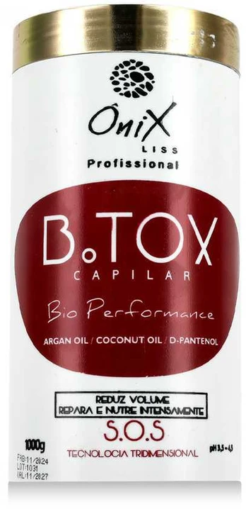 Onix Liss Profissional Botox Capilar Bio Performance 1000 g