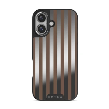 Tiramisu - iPhone 16 Case, Elite Mirror Dark (MagSafe) / Silver