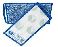 Multi Moppe 30 cm microfiber med velcro blå til 13543,5 stk/pk