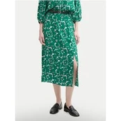 Tom Tailor Denim Midi sijonas 1045505 Žalia Regular Fit