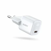 Sieninis įkroviklis Aukey Omnia Mini White 20 W kaina