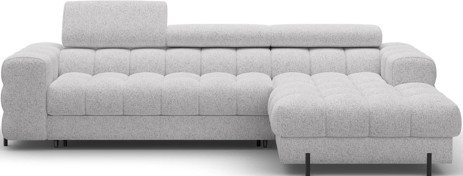 Kampinė sofa Felro, Pilka