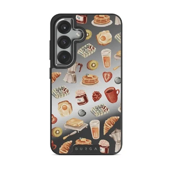 Sunny Side Up - Samsung Galaxy S25 Plus Case, Elite Mirror Dark (Magnetic) / Silver