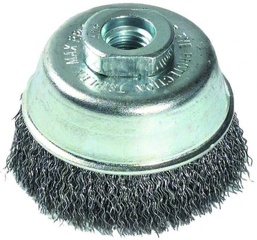 Tivoly Steel wire cupbrush for angle grinder, 75mm, Ø0.35mm