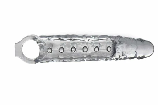 XR Brands Crystal Clear Extension Sleeve 3" Enhancement System 7.5 cm