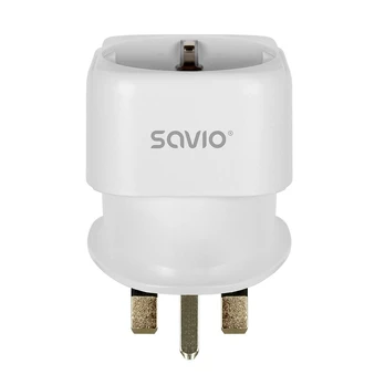 Savio Adapteris kelioninis, gniazdo EU - wtyk UK AP-04