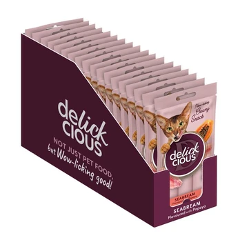Delickcious su dorada ir papaja 18 x 60 g