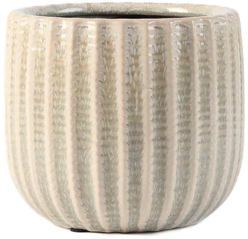 Pot&Deco Keraminis vazonas, apvalus, žalias, 8 x 7,5(A) cm