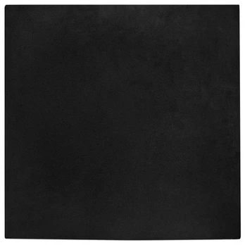 Dirbtinio triušio kailio kilimas Juoda 200 x 200 cm Poliesteris