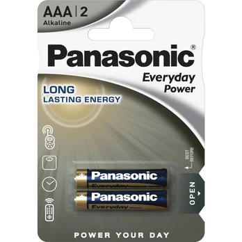 Baterijos Panasonic EVERYDAY LR03-2BP 1,5V