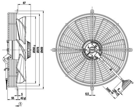 Ebm Papst Variklis S4D350-AT24-52