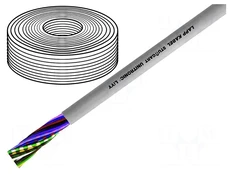 Wire | UNITRONIC® LiYY | 4x0,14mm2 | unshielded | 350V | PVC | Cu | grey kaina