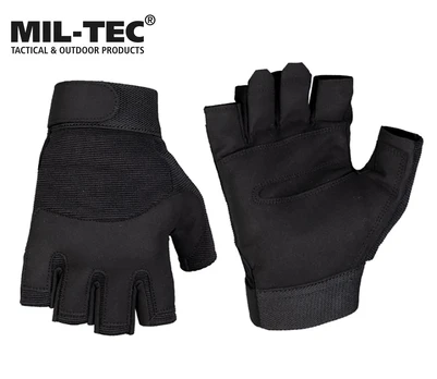Pirštinės Mil-tec Army Fingerless juodos L