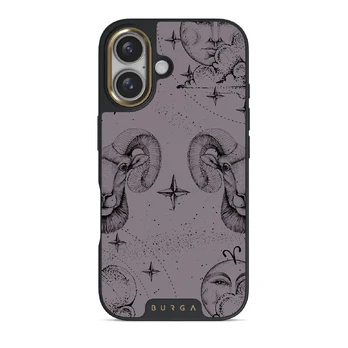 Aries - iPhone 16 Plus Case, Elite Dark (MagSafe) / Gold / Purple