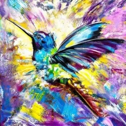 Deimantinis paveikslas Colourful Flight WD2518