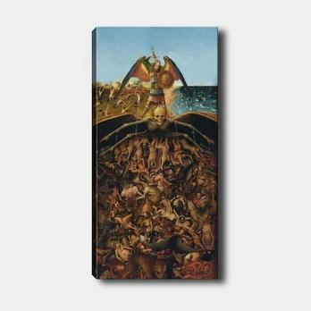 Reprodukcija Paskutinis teismas (Jan van Eyck)