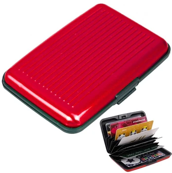 Card case documents aliuminio wallet