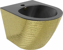 Pakabinama bidė Mexen Lena, Juodas matt/Gold pattern kaina