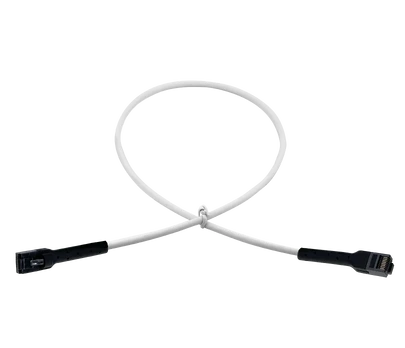 Patch kabelis DELTACO, Flex-Boot Bendable CAT.6A U/UTP 28AWG, 0,5m / 1902631